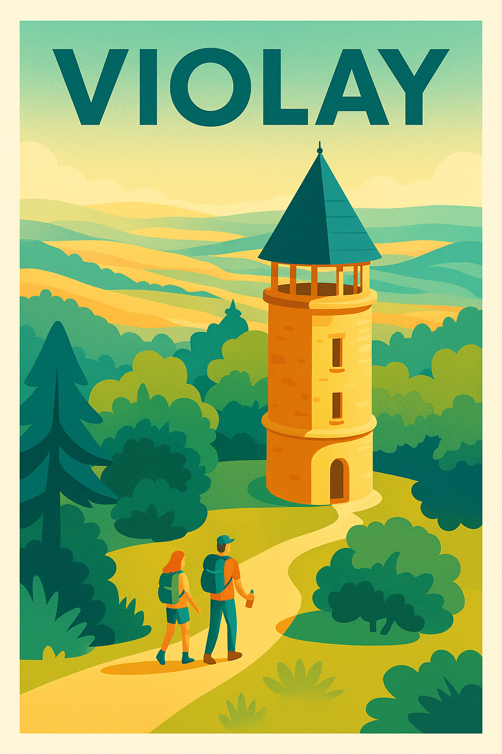 Affiche de Violay - Escapade nature et patrimoine