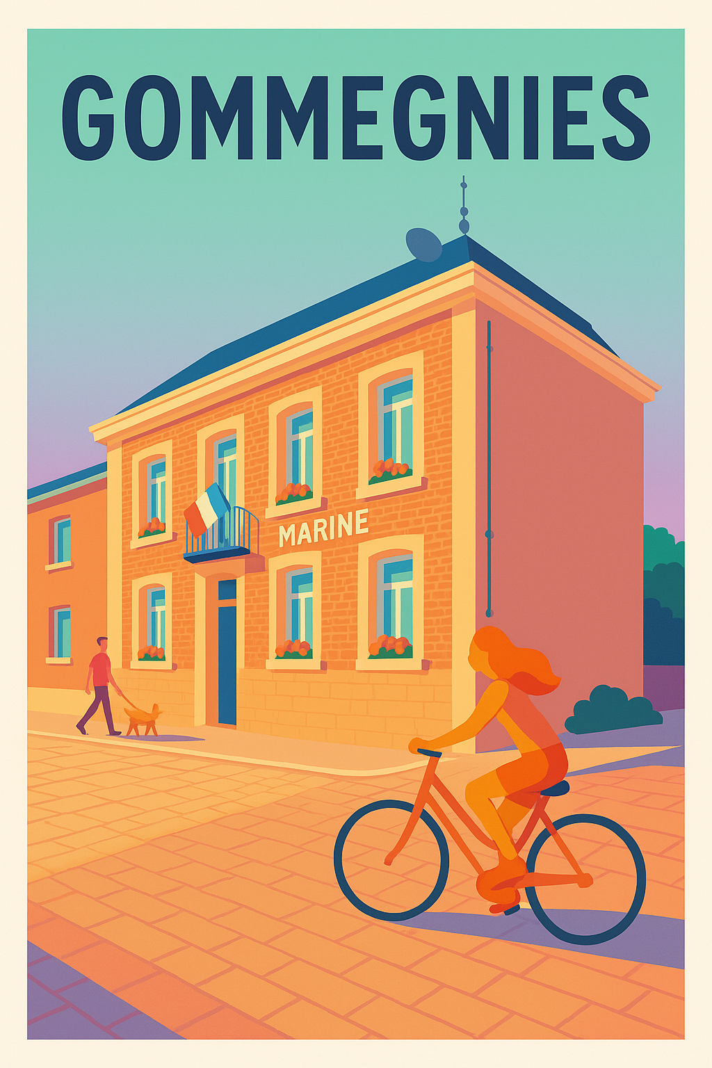 Affiche de Gommegnies - Charme et sérénité au cœur du village