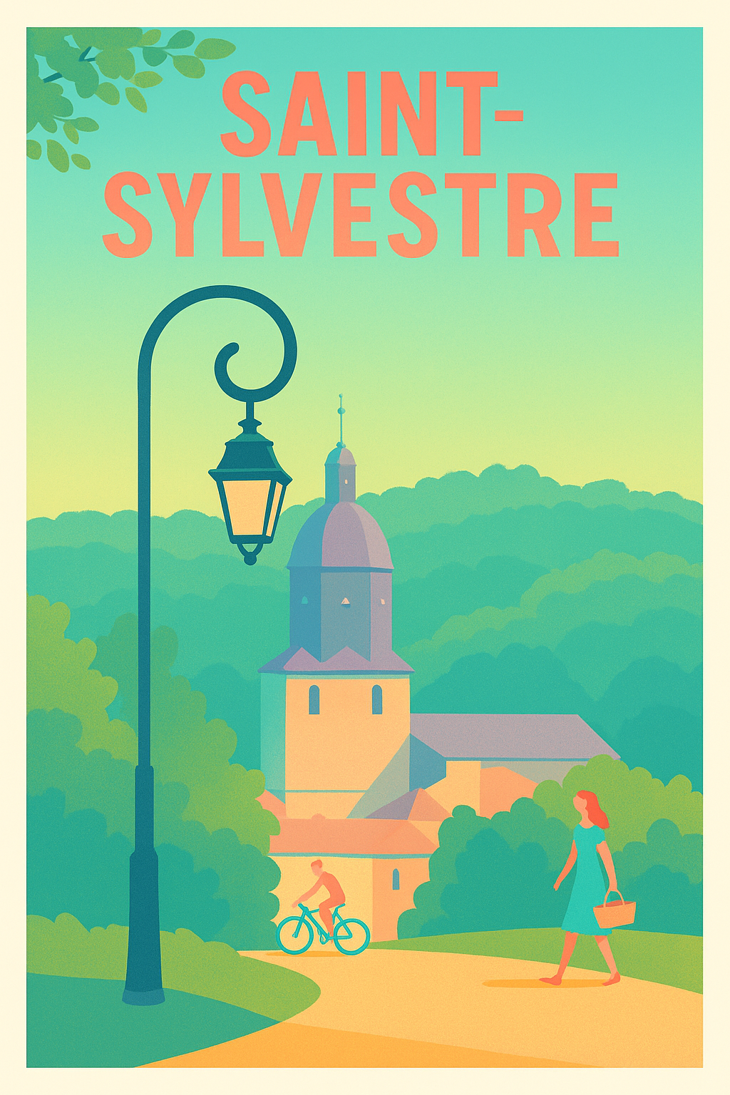 Affiche de Saint-Sylvestre - Charme et douceur de village en pleine nature