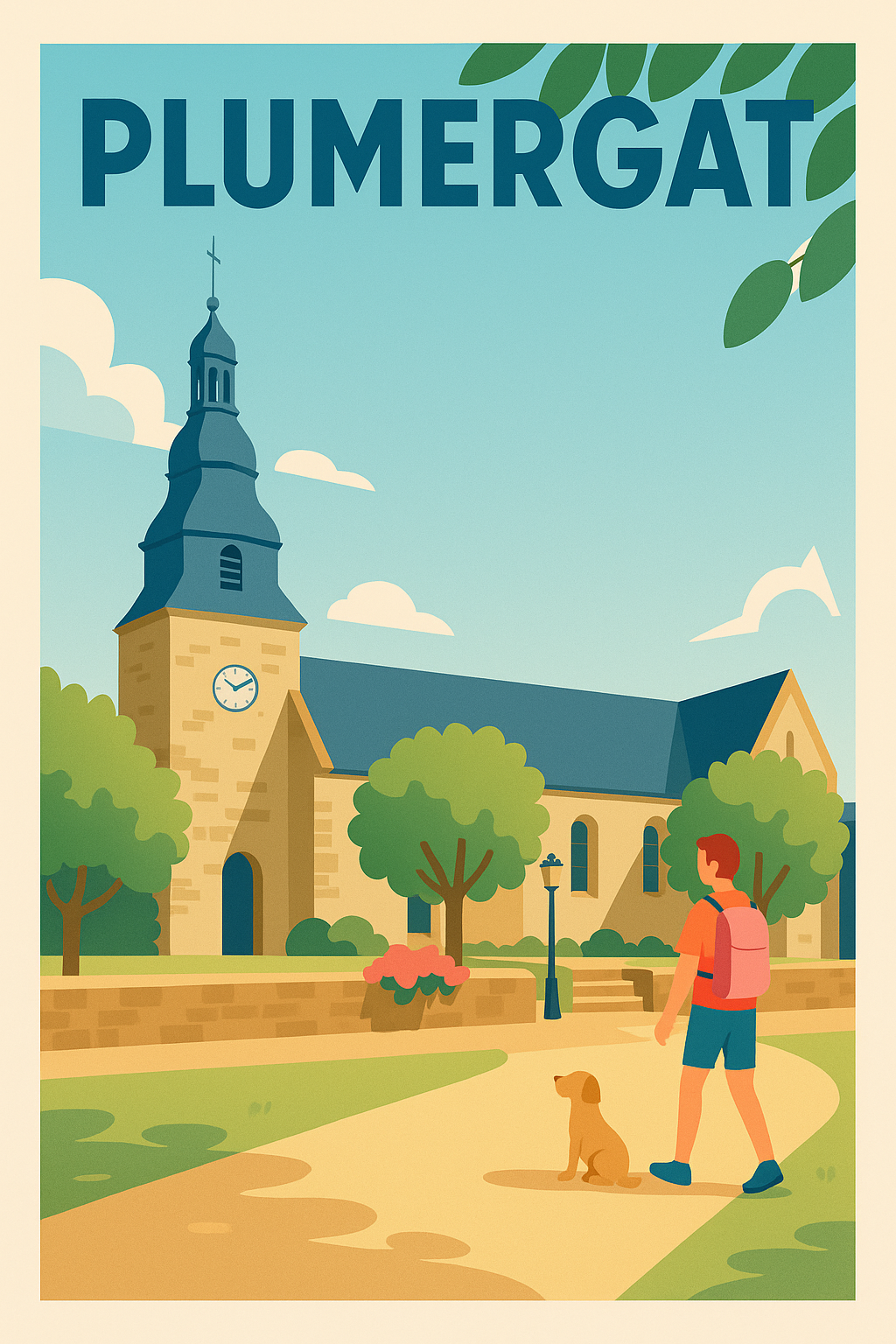 Affiche de Plumergat - Promenade paisible au cœur du village