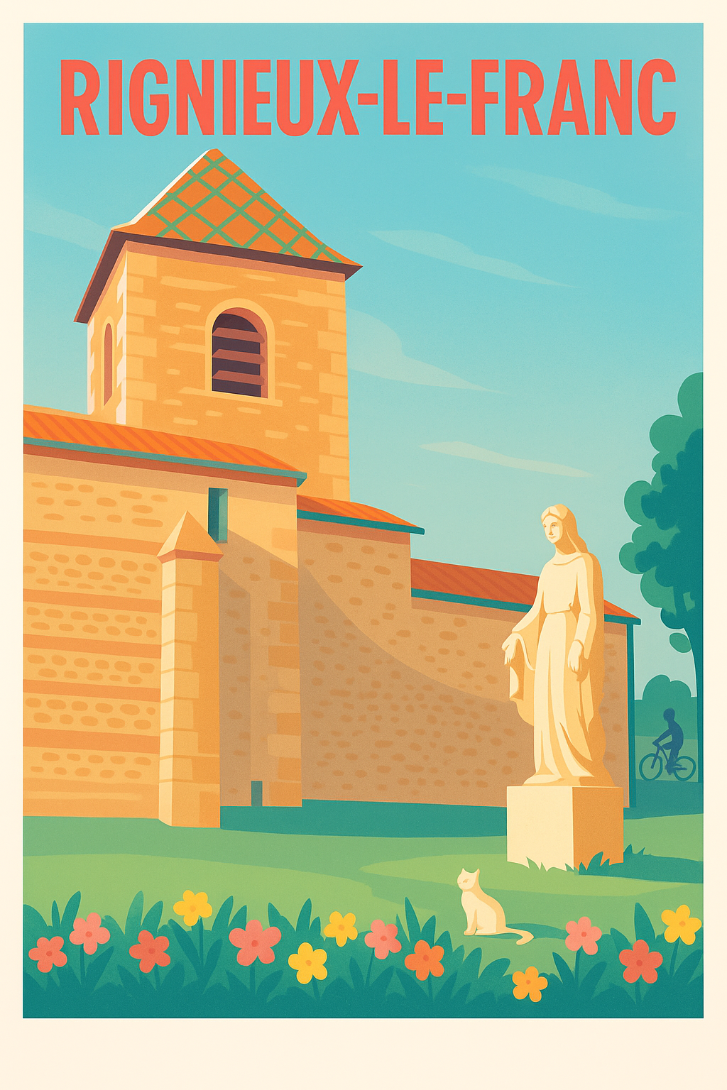 Affiche de Rignieux-le-Franc - Charme et sérénité au cœur du village