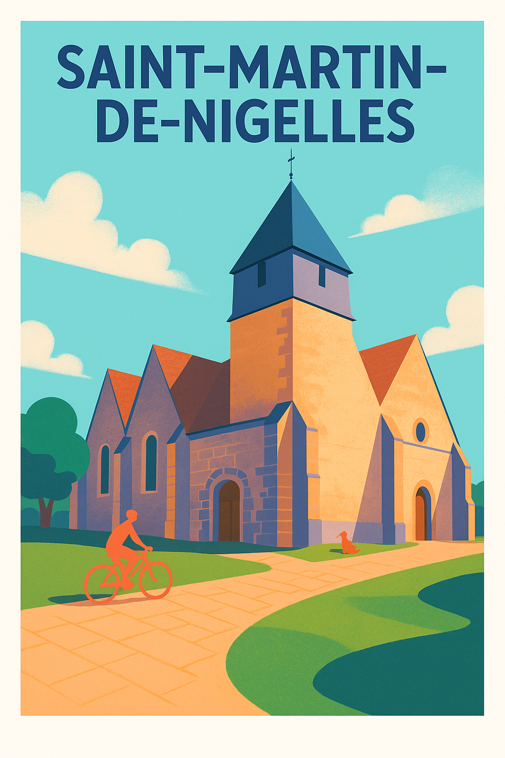 Affiche de Saint-Martin-de-Nigelles - Charme et sérénité pastorale