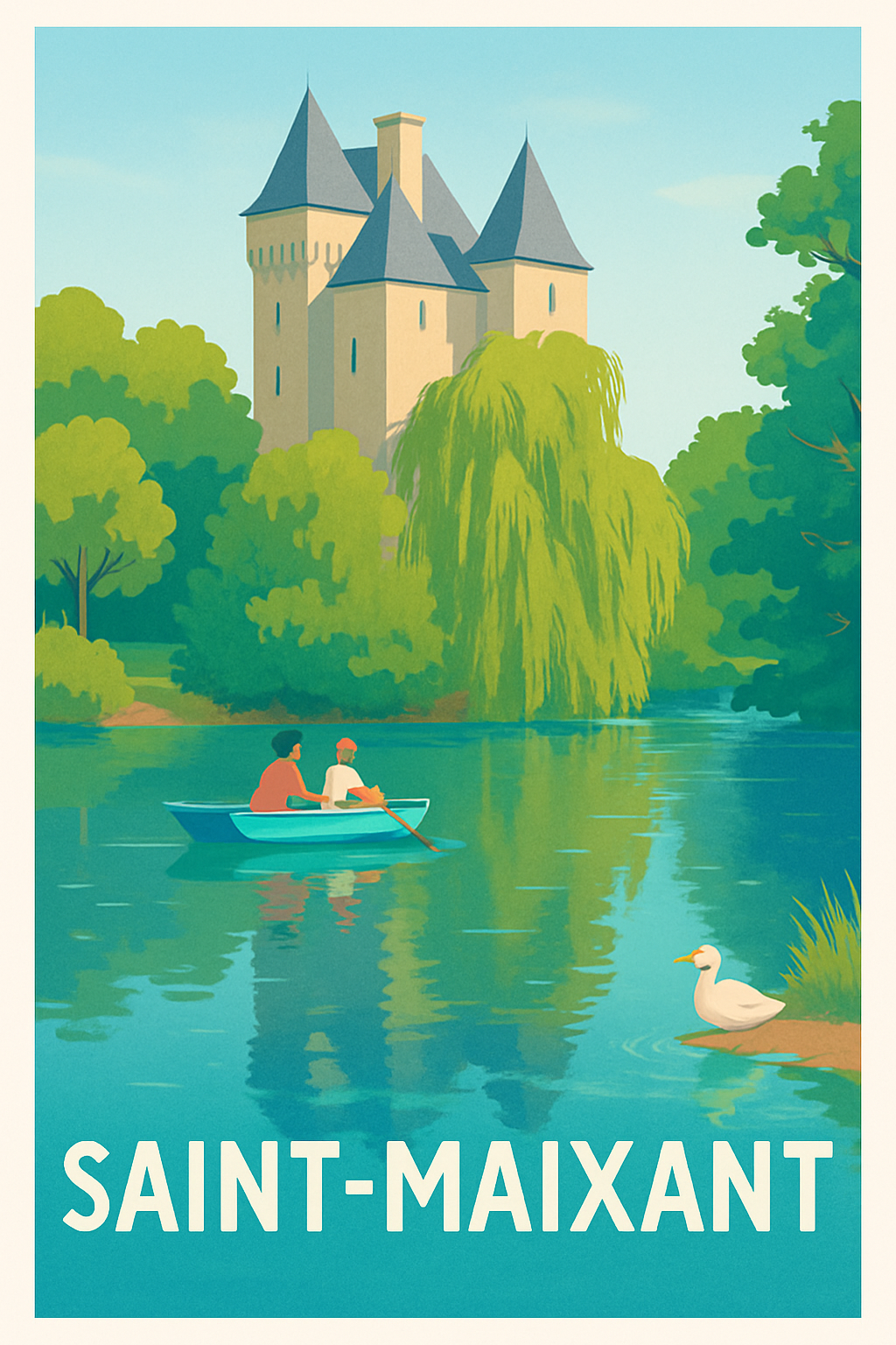 Affiche de Saint-Maixant - Escapade paisible au bord de l'eau
