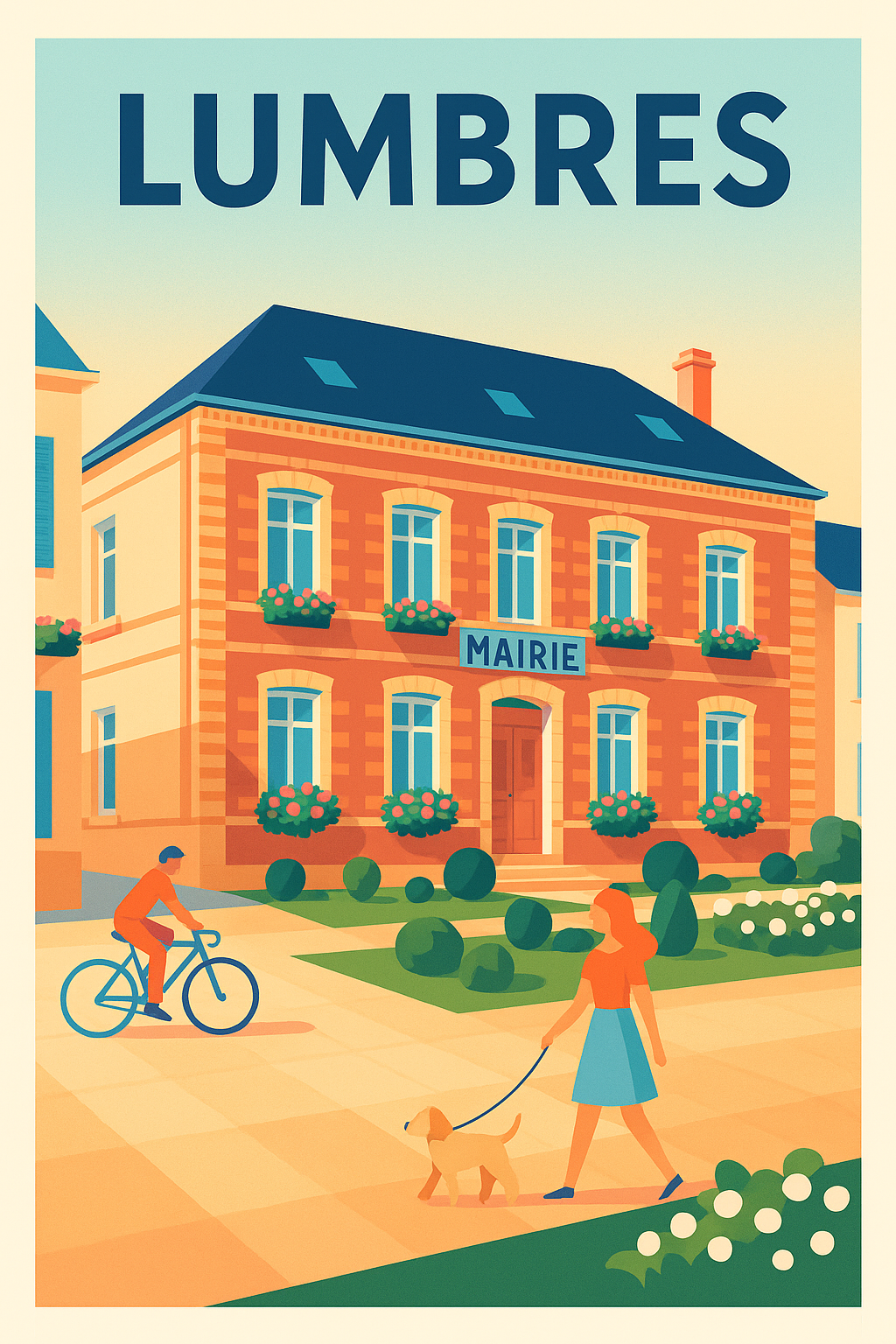 Affiche de Lumbres - Charme et sérénité au cœur de la mairie