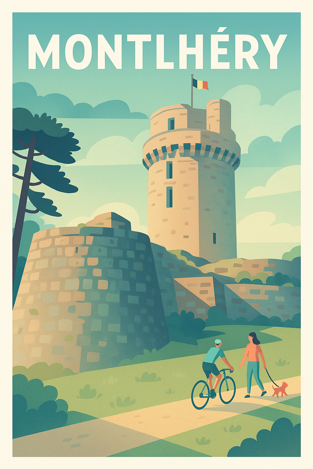 Affiche de Monthléry - L'élégance historique au cœur de la nature