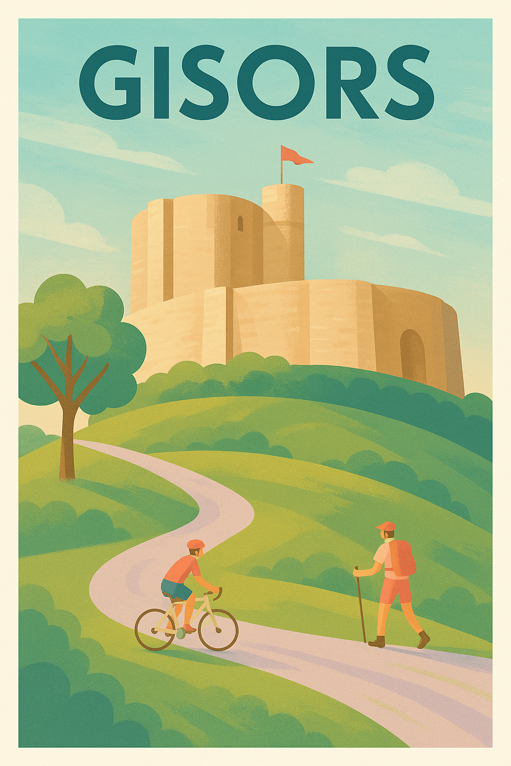 Affiche de Gisors - À l’ombre du Château médiéval