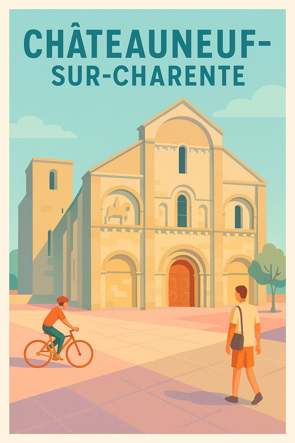 Affiche de Châteauneuf-sur-Charente - Charme et patrimoine en lumière