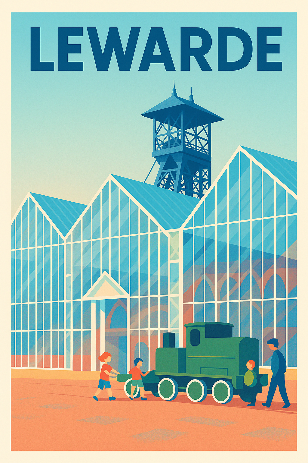 Affiche de Lewarde - L'histoire minière en couleur