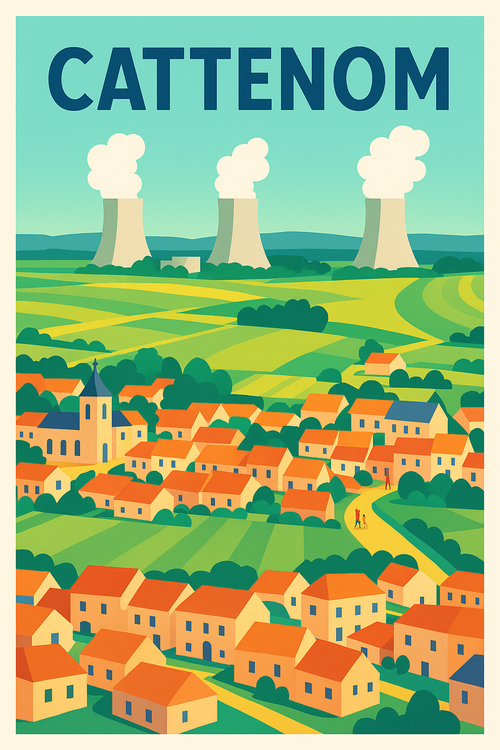 Affiche de Cattenom - Charme et modernité au cœur de la Moselle
