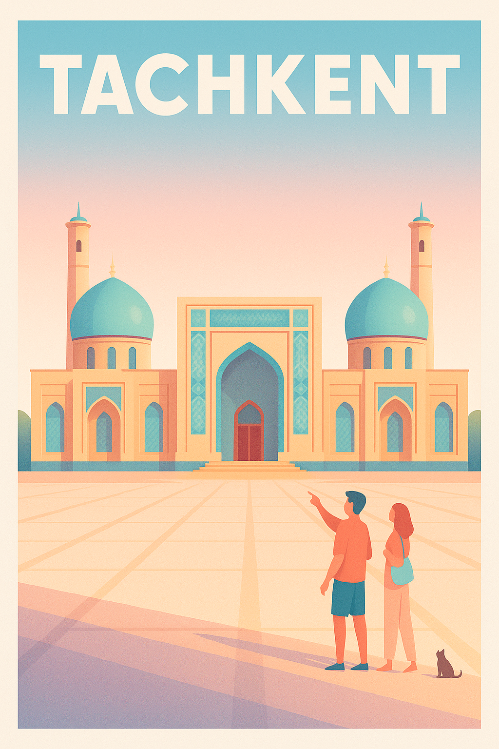 Affiche de Tachkent - Découvrez l'âme architecturale de l'Ouzbékistan
