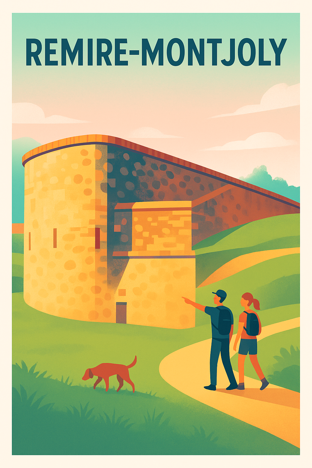 Affiche Remire-Montjoly — Une promenade historique en pleine nature · poster d'art de Remire-Montjoly