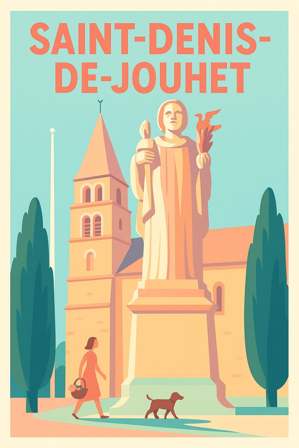 Affiche de Saint-Denis-de-Jouhet - Charme et Sérénité au Cœur du Village