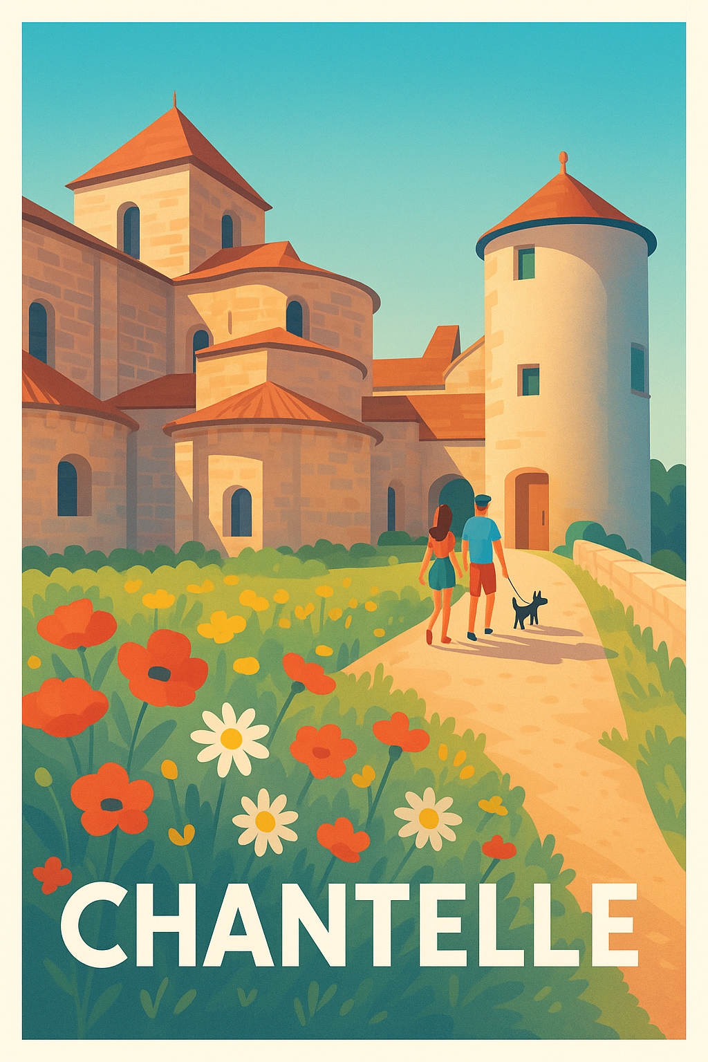 Affiche de Chantelle - Promenade romantique au cœur du patrimoine