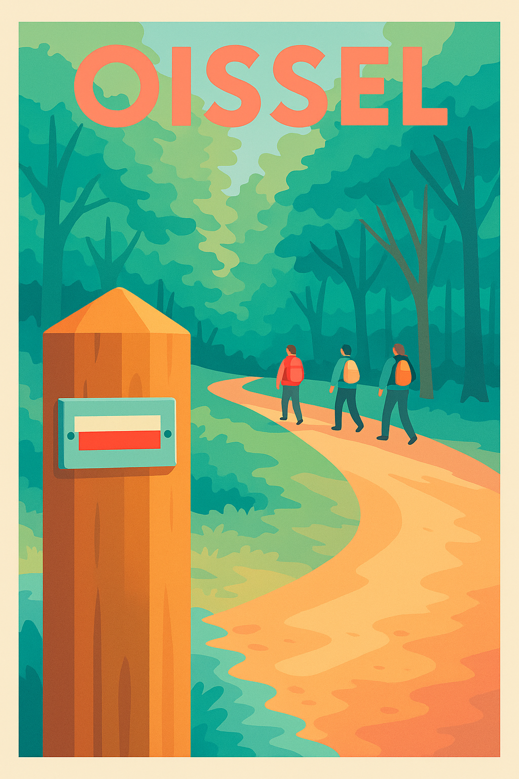 Affiche de Oissel - L'appel de la nature et de la randonnée