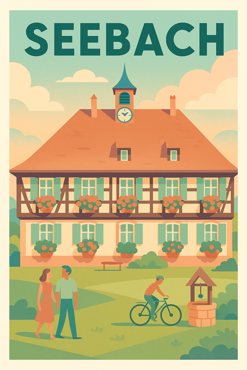 Affiche de Seebach - Charme et douceur de vie à l'alsacienne