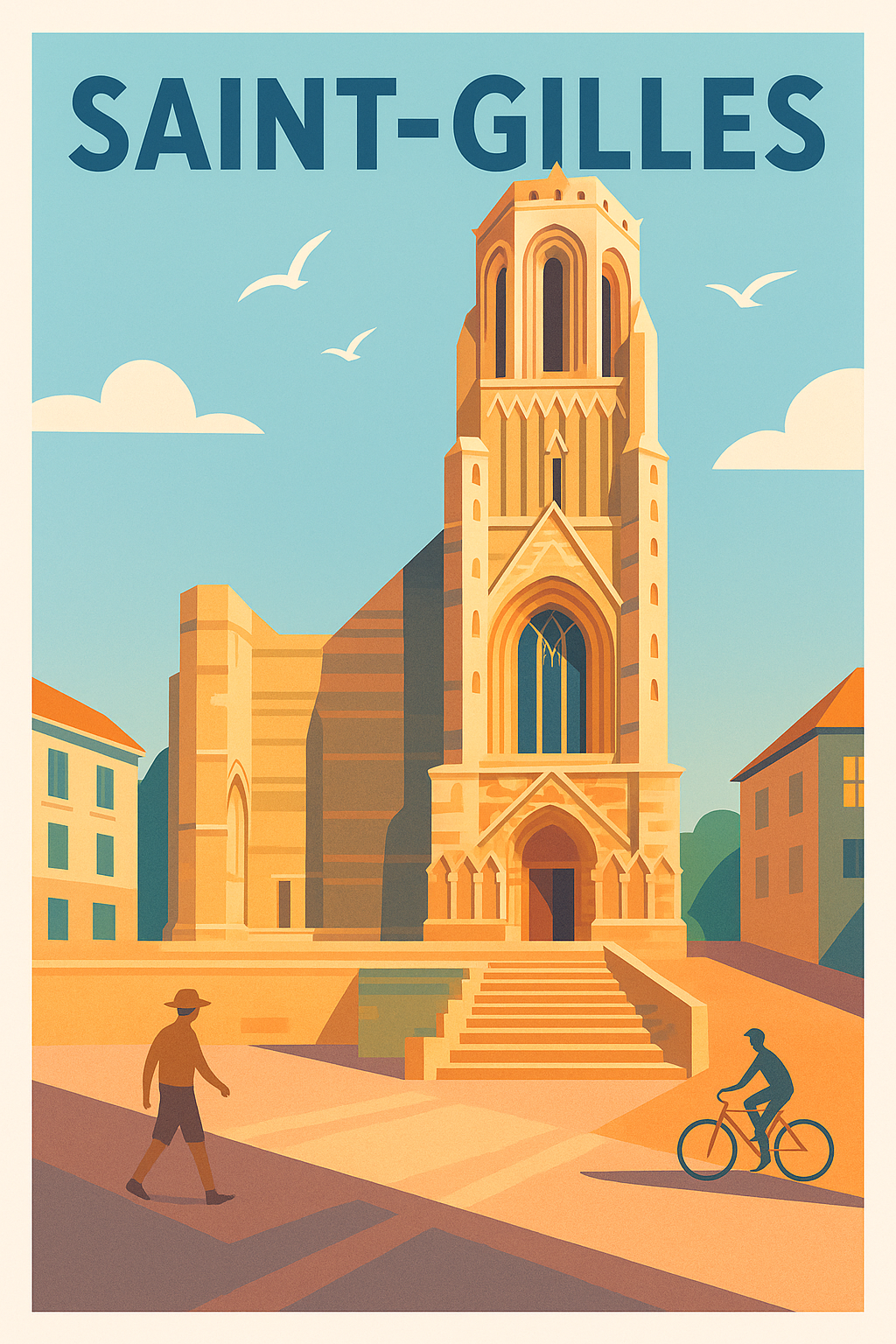 Affiche de Saint-Gilles - L'élégance intemporelle en plein cœur de la ville