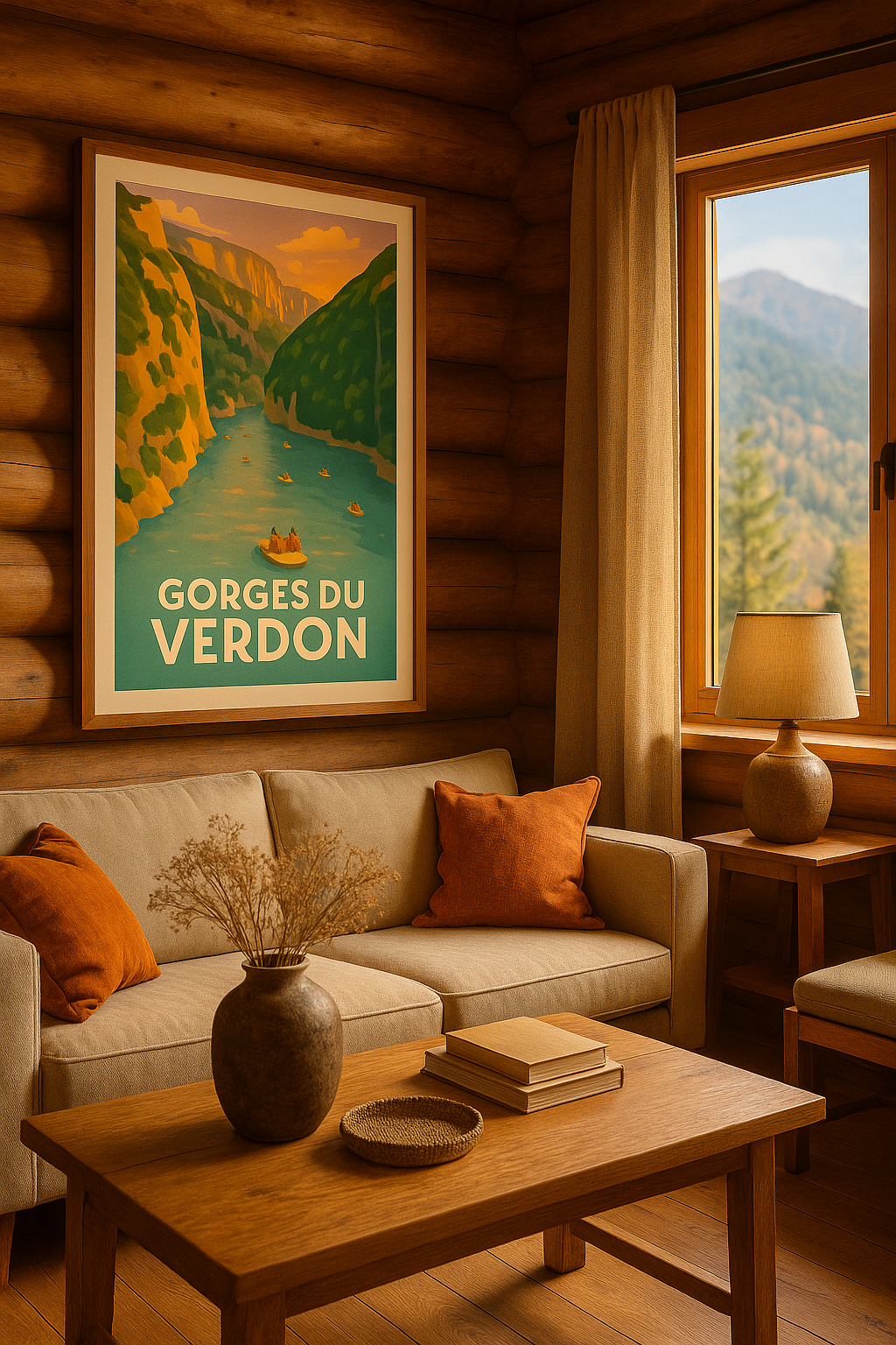 Affiche Gorges du Verdon — Évasion au cœur de la nature sauvage · poster d'art de Gorges du Verdon