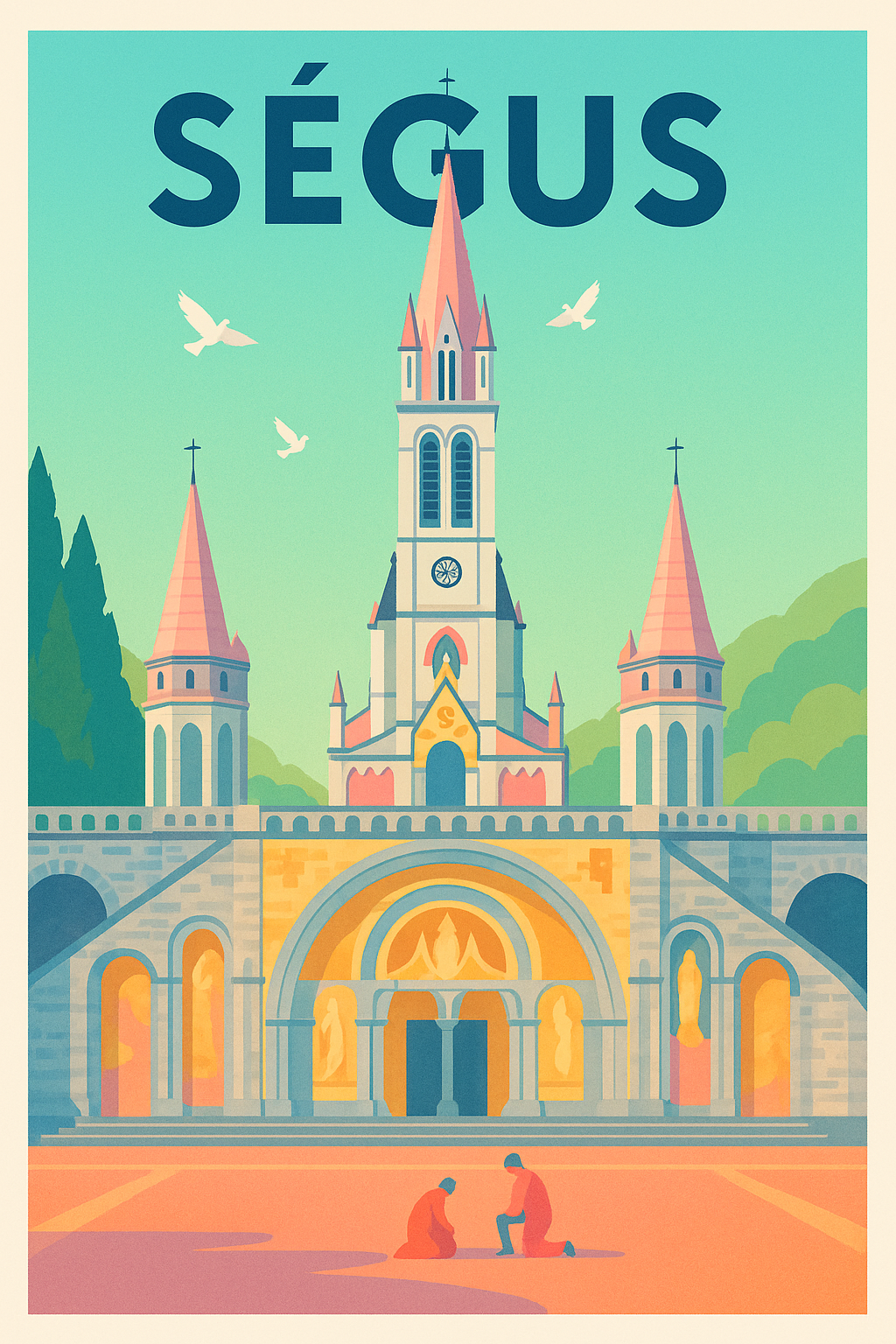 Affiche de Ségus - Lieu de recueillement et spiritualité