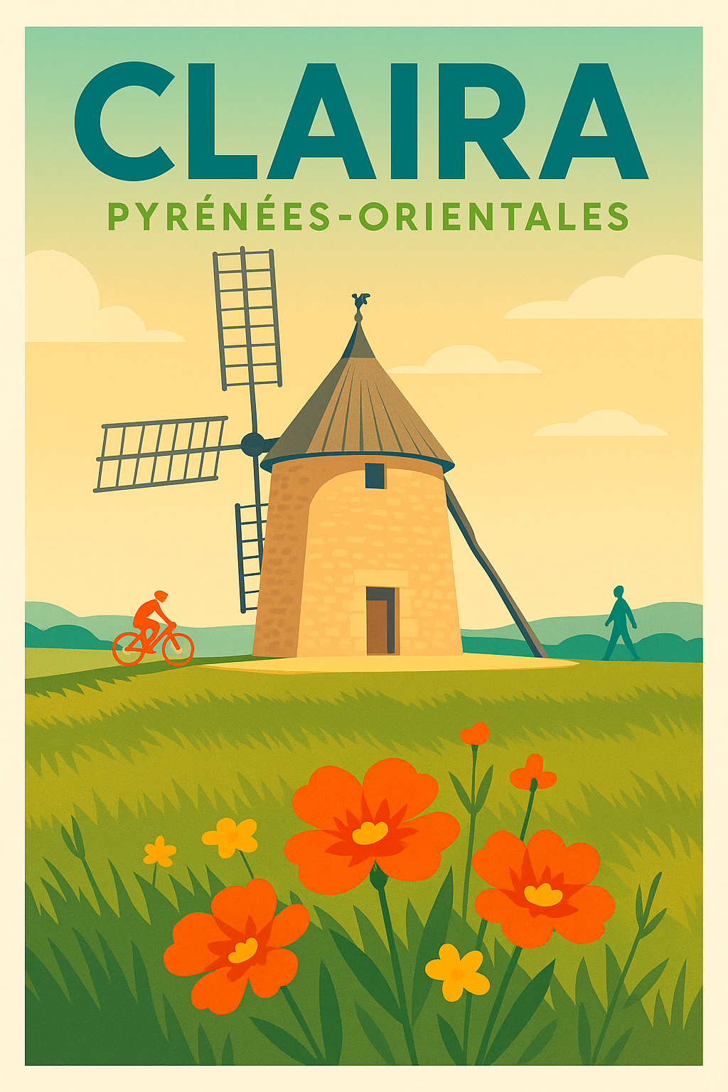 Affiche de Claira - Charme et nature des Pyrénées-Orientales