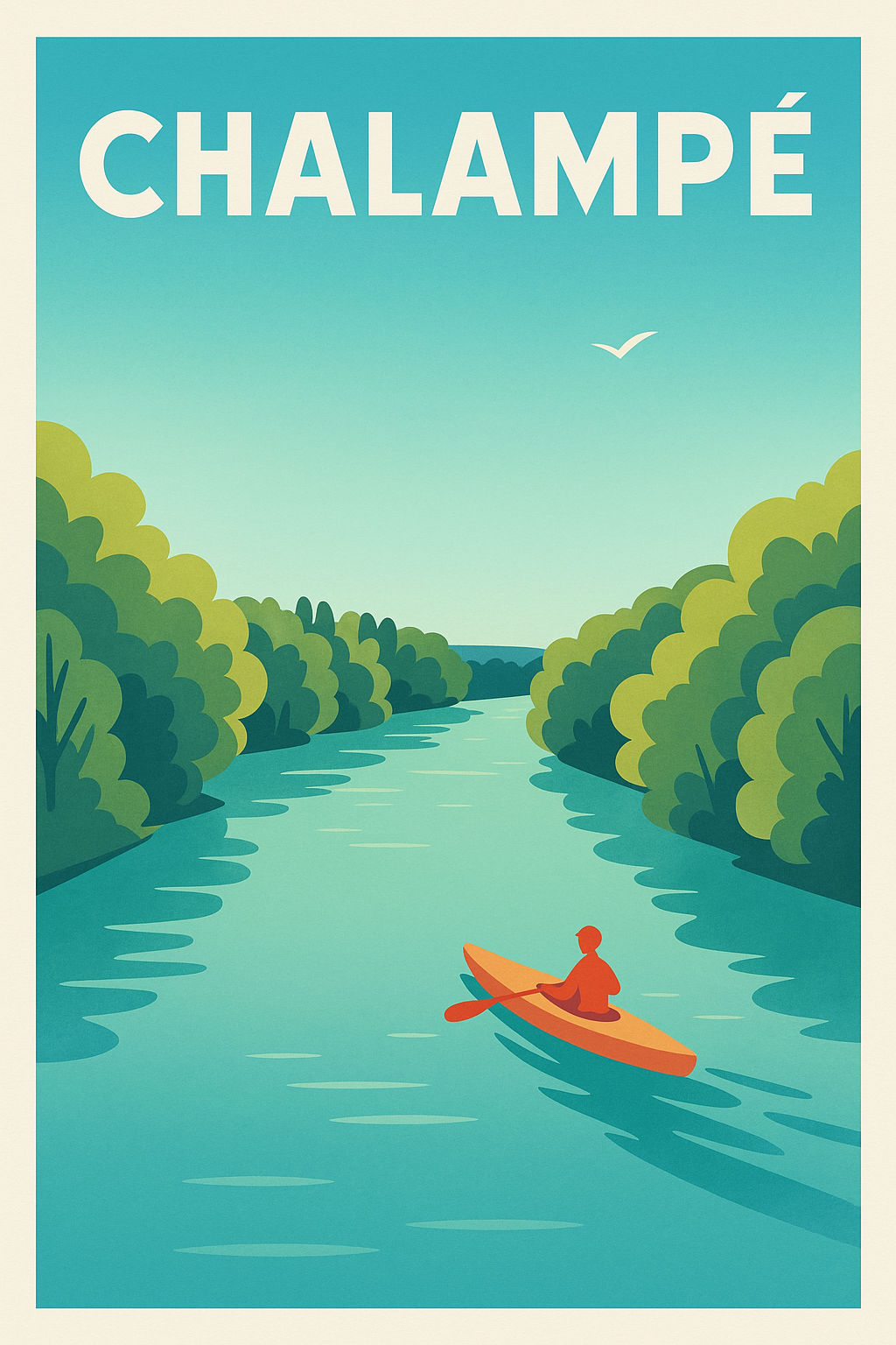 Affiche de Chalampé - Évasion paisible au fil de l'eau