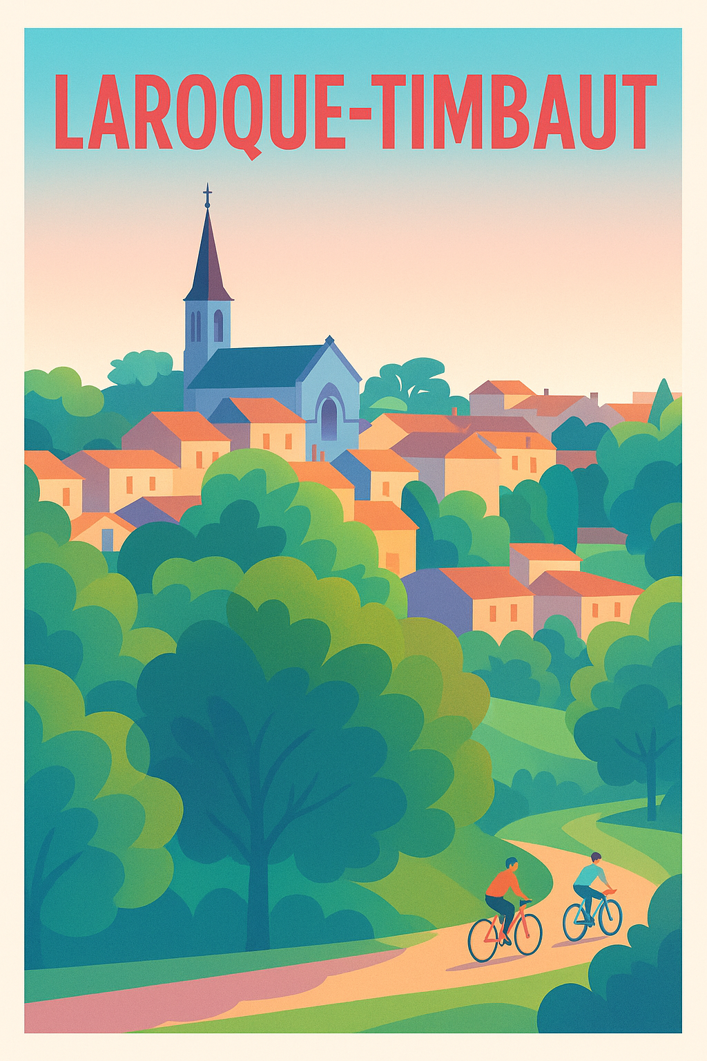 Affiche de Laroque-Timbaut - Charme paisible au cœur de la nature