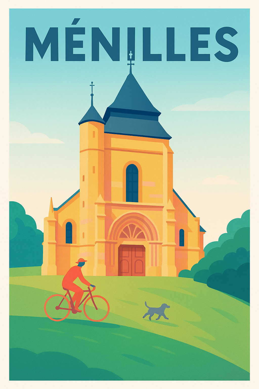 Affiche de Ménilles - Balade paisible au cœur du patrimoine