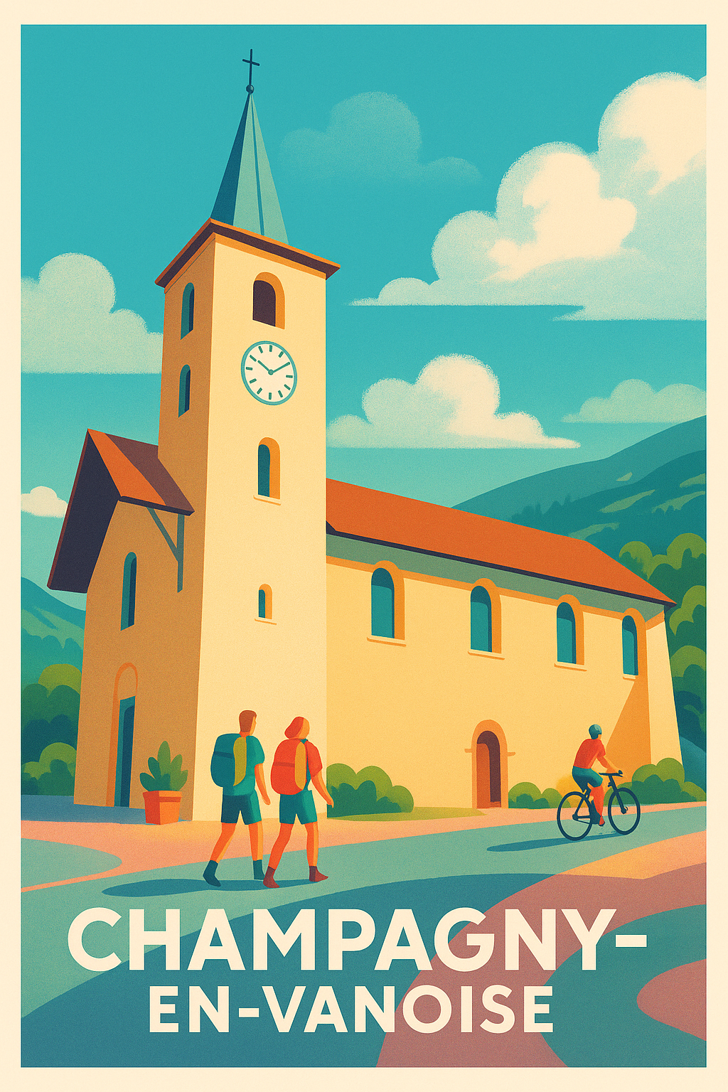 Affiche de Champagny-en-Vanoise - Nature et patrimoine au cœur des montagnes