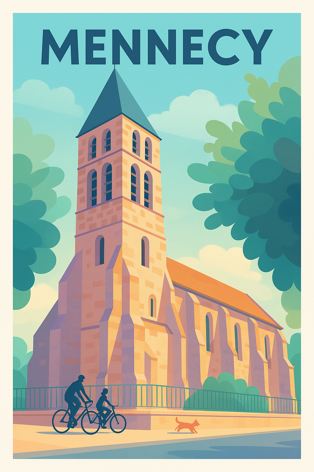 Affiche de Mennecy - Charme historique et douceur de vivre