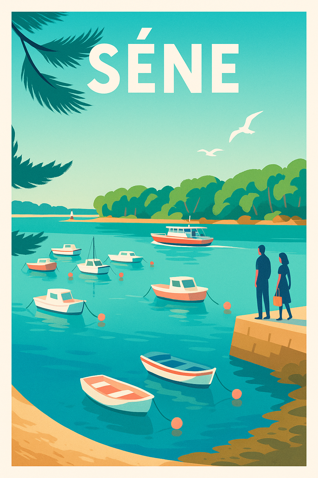 Affiche de Séné - Escapade paisible au bord de l'eau