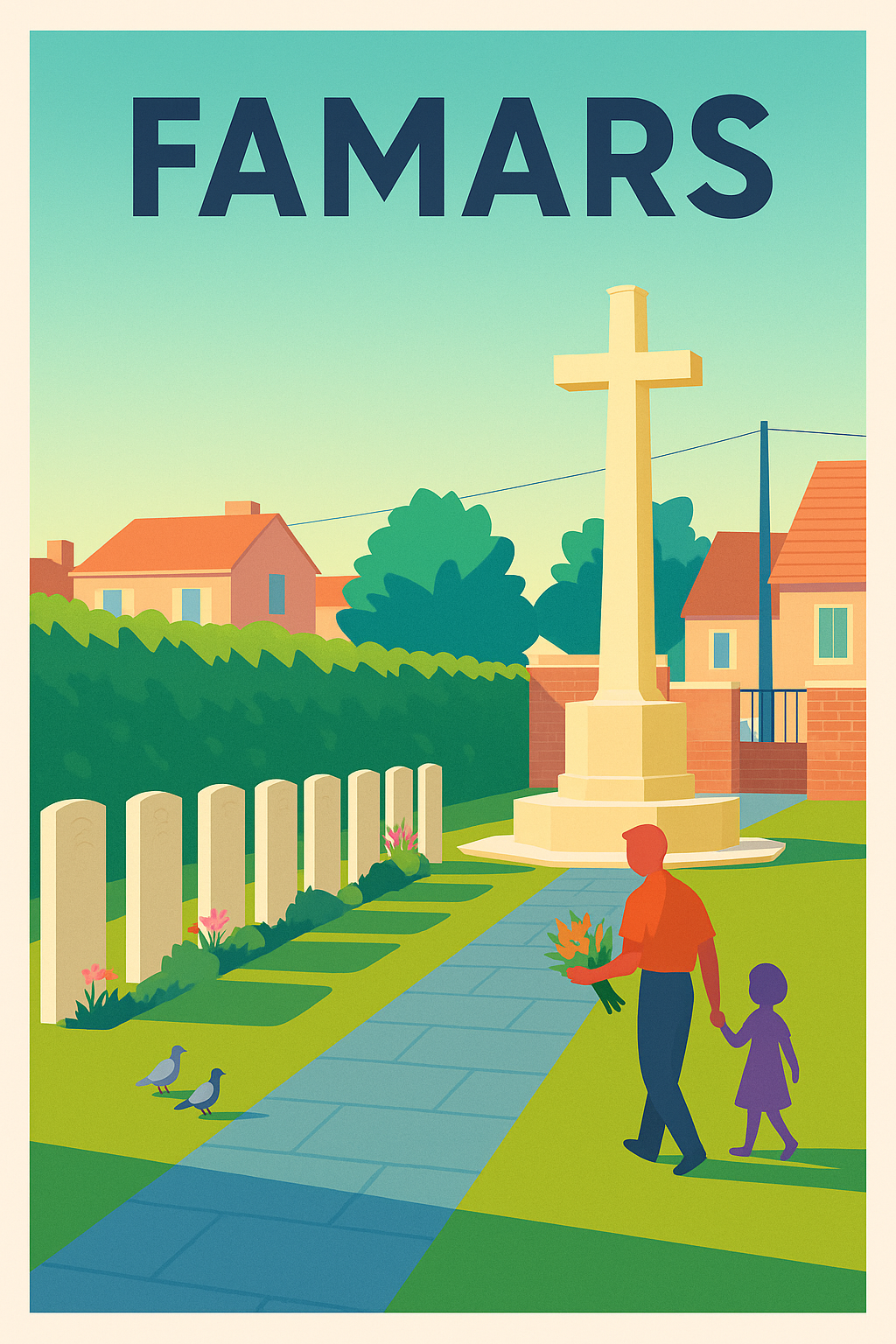 Affiche de Famars - Mémoire et Sérénité au Coeur du Village