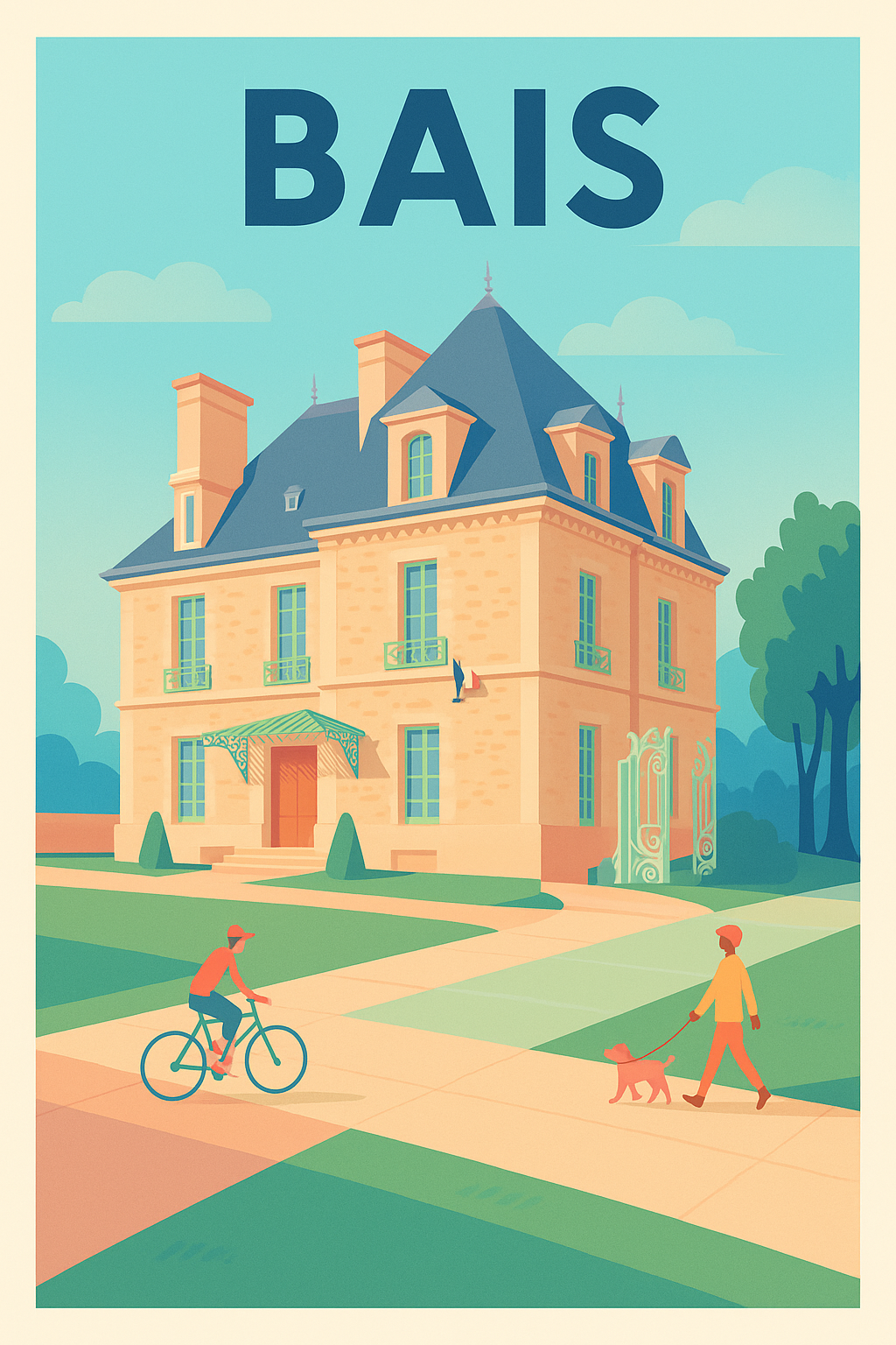 Affiche de Bais - Charme et sérénité au cœur de la ville