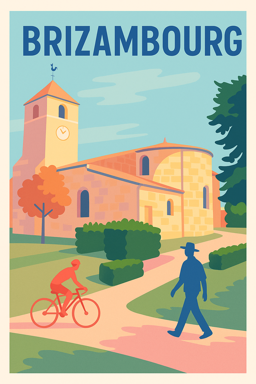Affiche de Brizambourg - Charme et sérénité au cœur du village