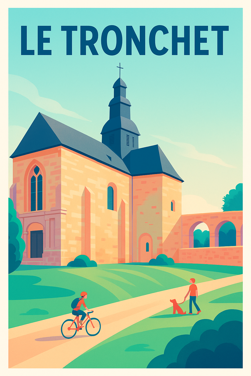 Affiche de Le Tronchet - Sérénité et charme historique