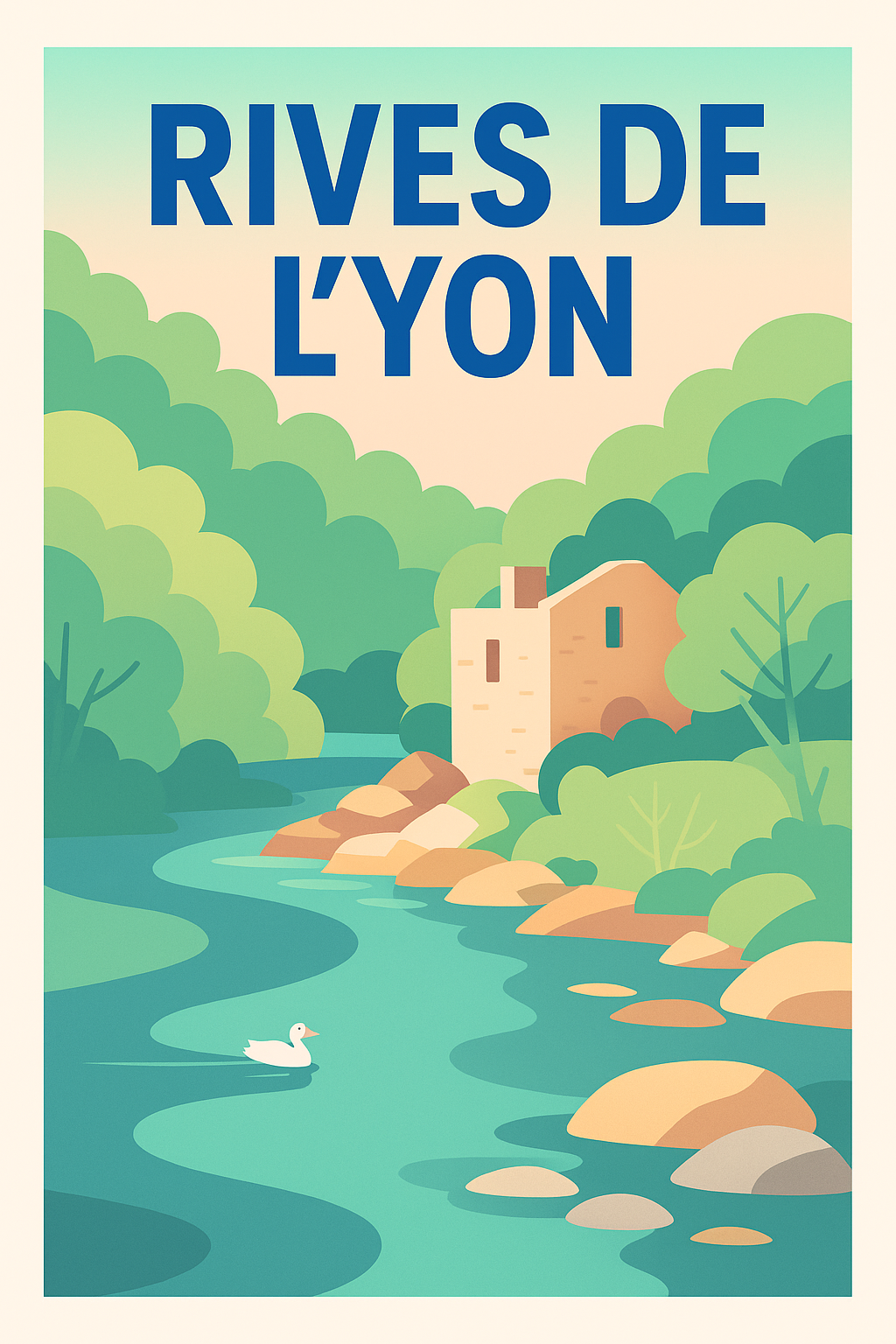 Affiche de Rives de l'Yon - Sérénité au bord de l'eau