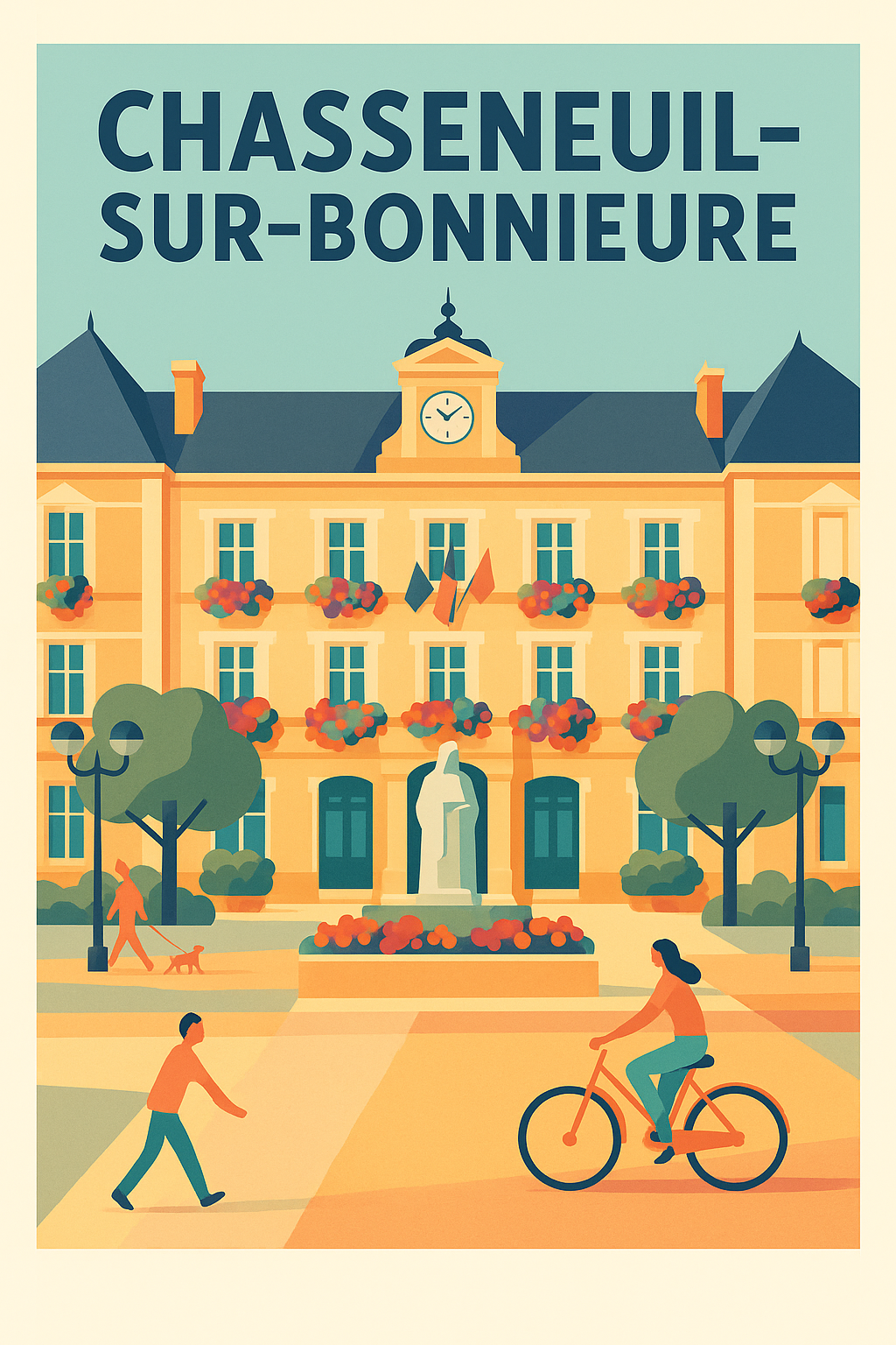 Affiche de Chasseneuil-sur-Bonnieure - Charme et douceur de vivre à l'honneur