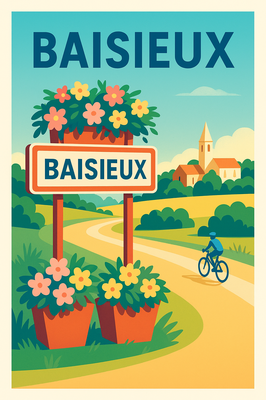 Affiche de Baisieux - Charme et nature à l'entrée du village