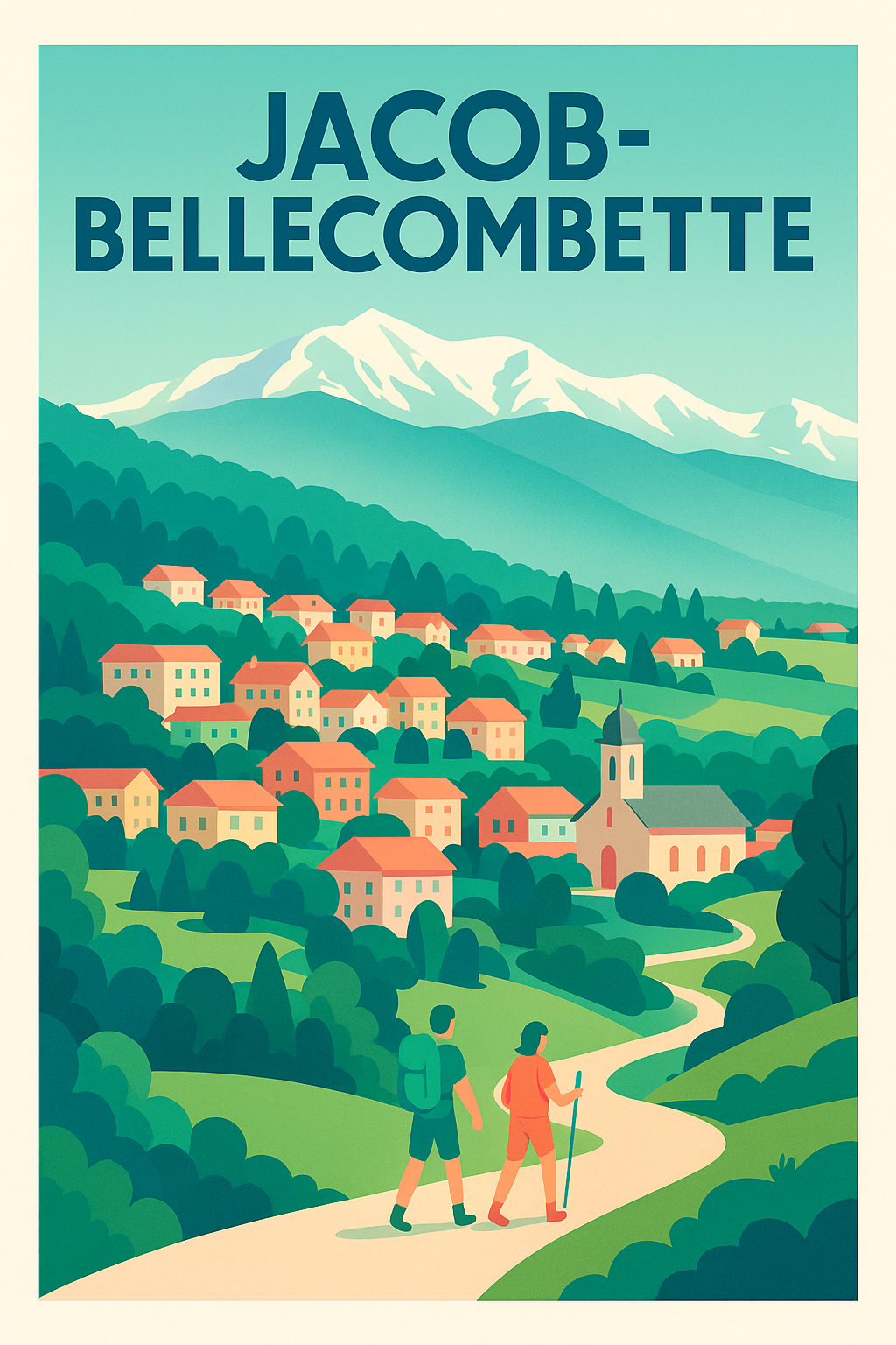 Affiche de Jacob-Bellecombette - Escapade nature au cœur des Alpes