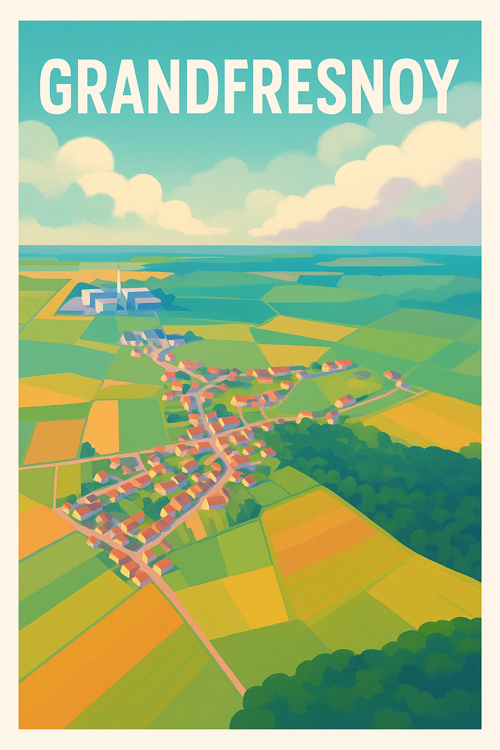 Affiche de Grandfresnoy - Charme bucolique en pleine campagne