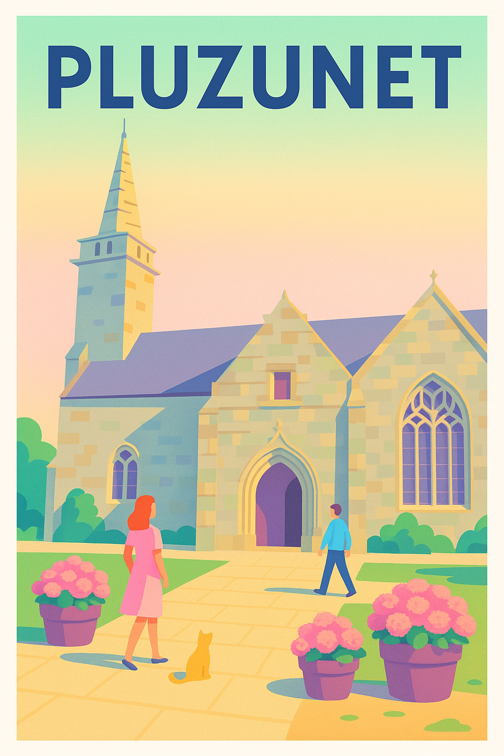 Affiche de Pluzunet - Charme et sérénité au cœur de la Bretagne