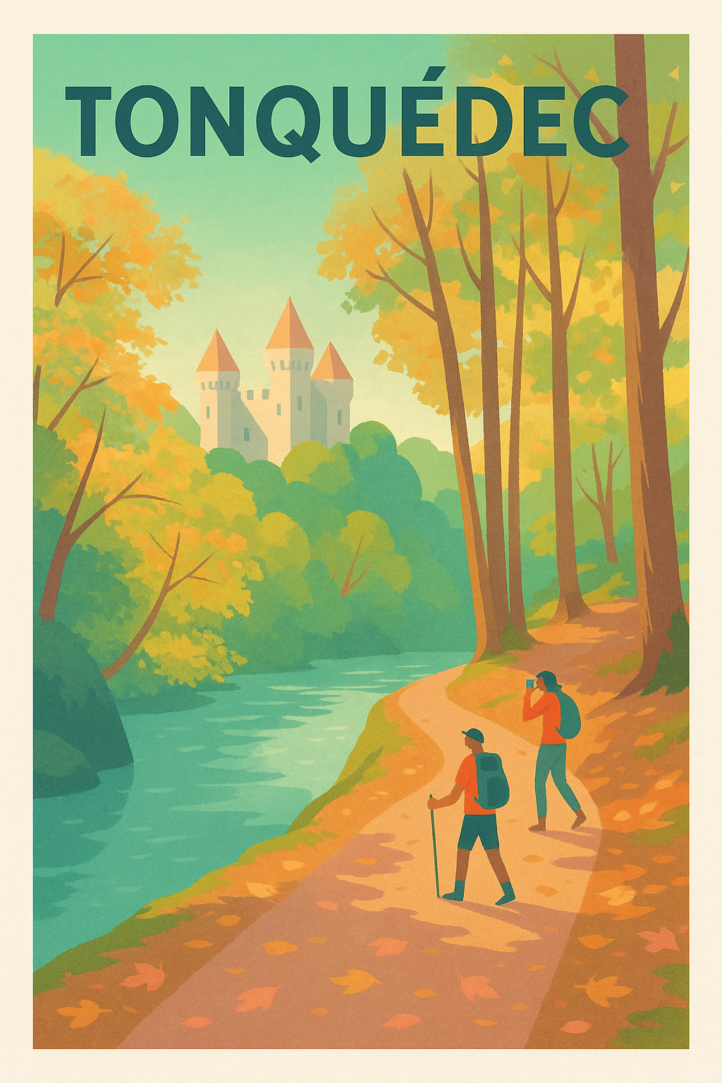 Affiche de Tonquédec - Escapade bucolique en forêt