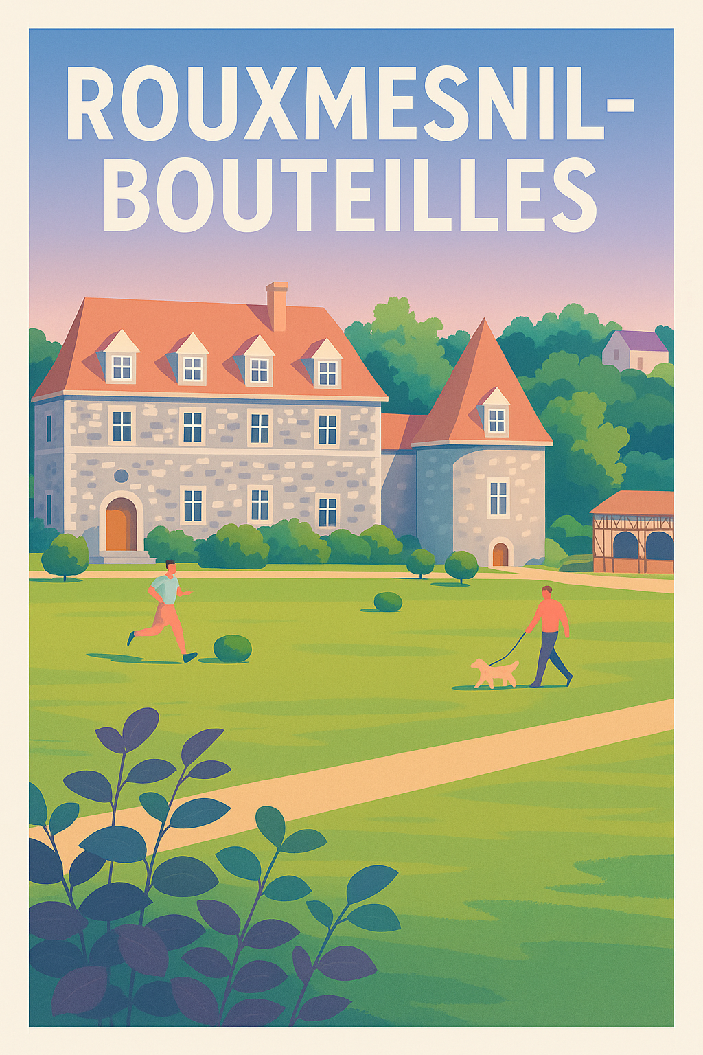 Affiche de Rouxmesnil-Bouteilles - Charme et nature au cœur du paysage normand
