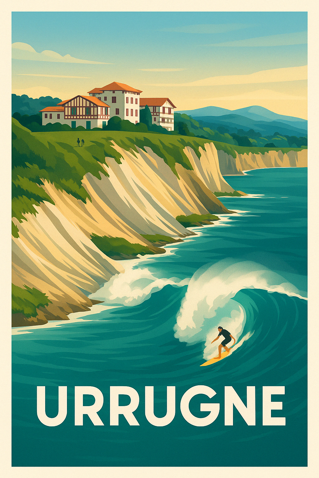 Urrugne - Entre falaises et vagues légendaires