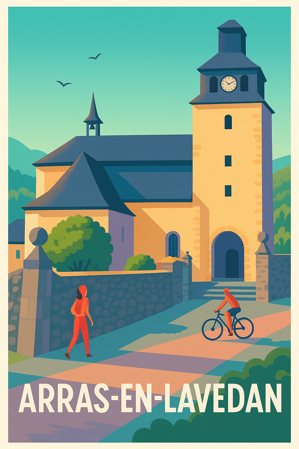 Affiche de Arras-en-Lavedan - Charme et Sérénité Pyrénéenne