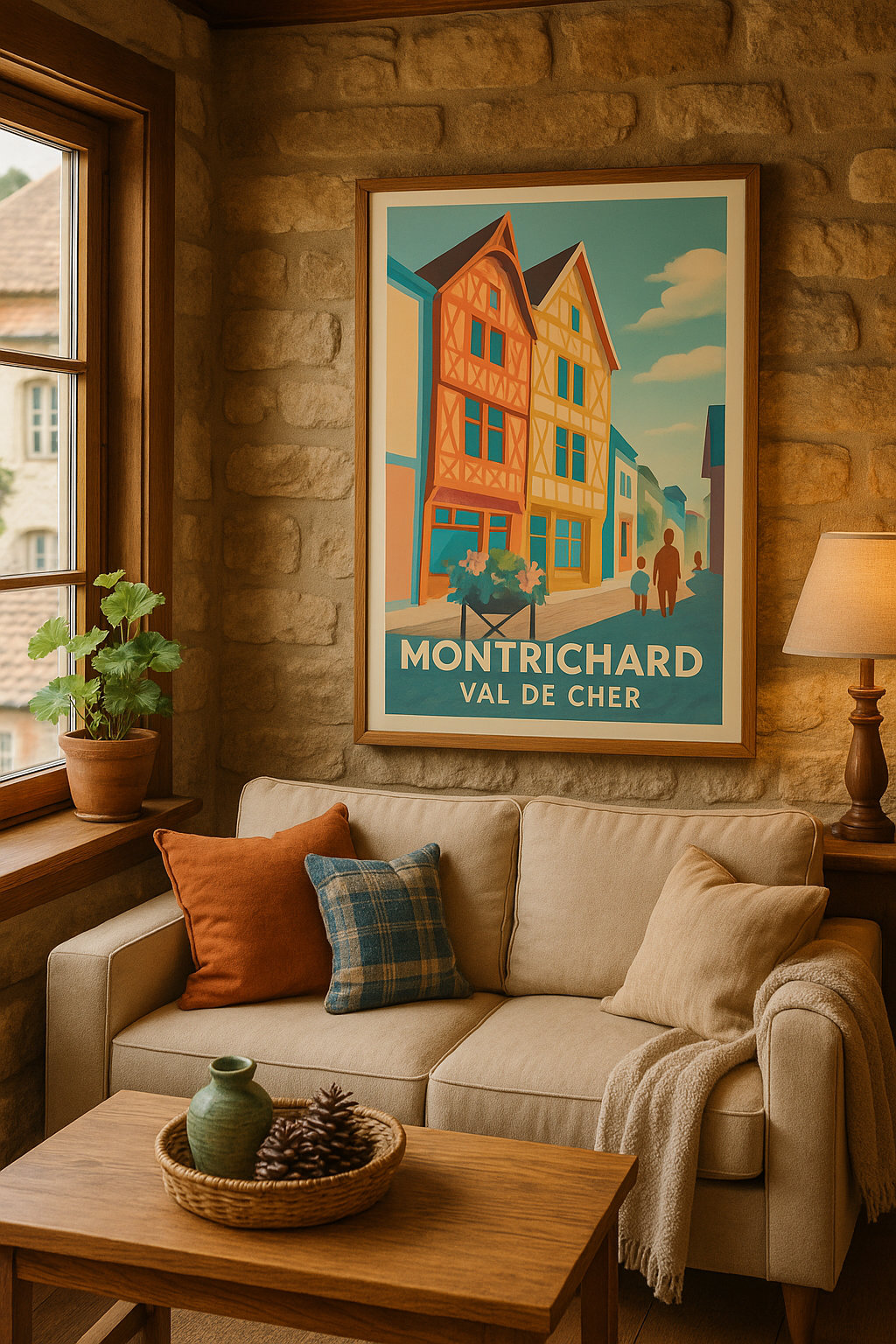 Mise en situation Affiche de Montrichard - Charme et douceur en Val de Cher