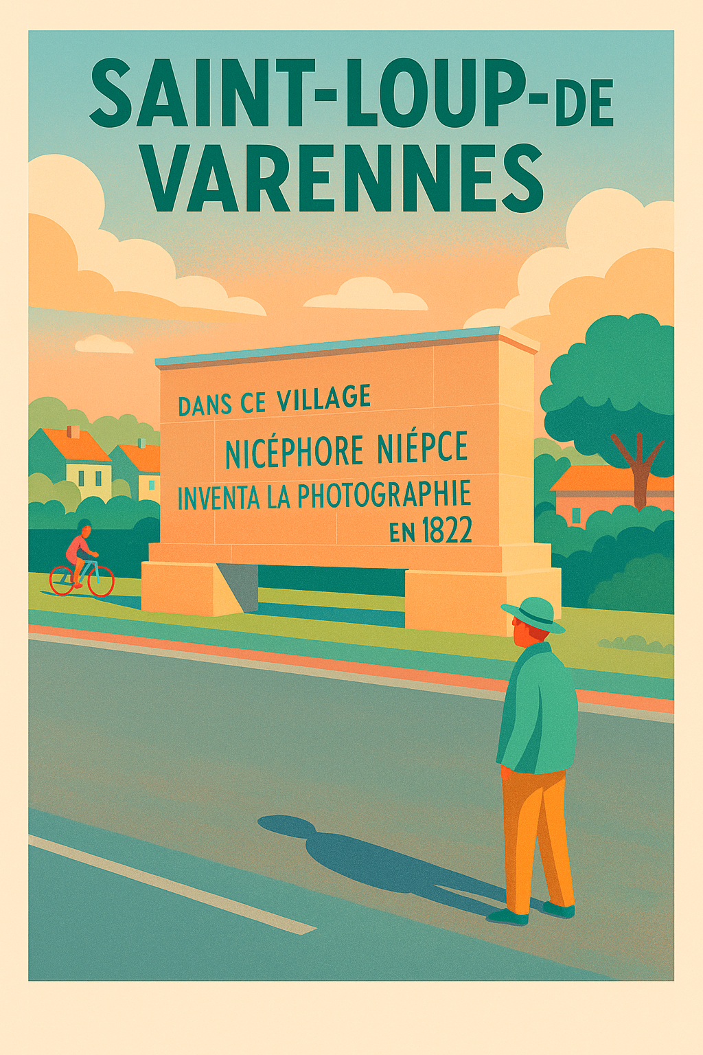 Affiche de Saint-Loup-de-Varennes - Berceau de la photographie