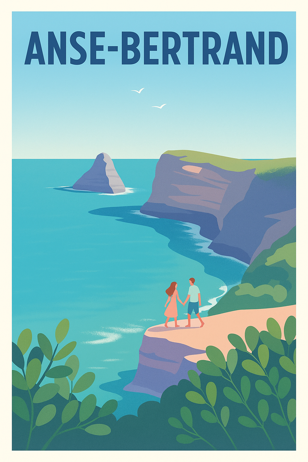 Affiche de Anse-Bertrand - L'évasion romantique au bout des falaises