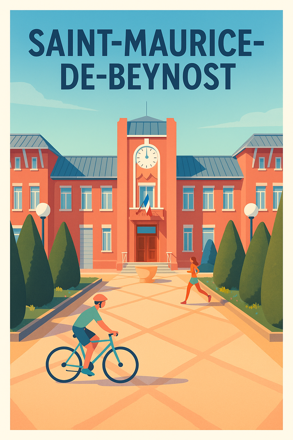 Affiche de Saint-Maurice-de-Beynost - Ambiance sportive et élégante