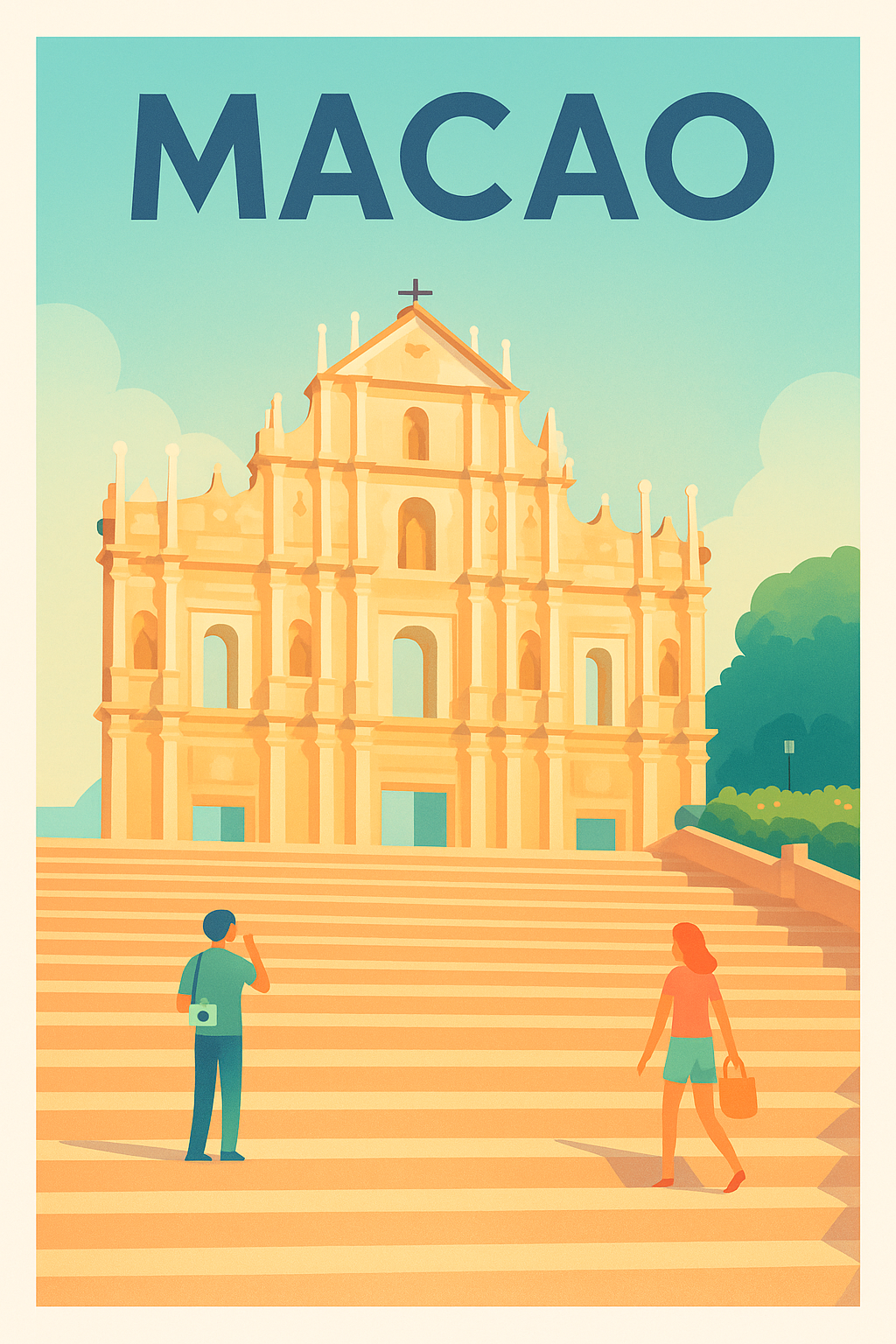 Affiche Macao — Voyage au cœur de l'Histoire · poster d'art de Macao