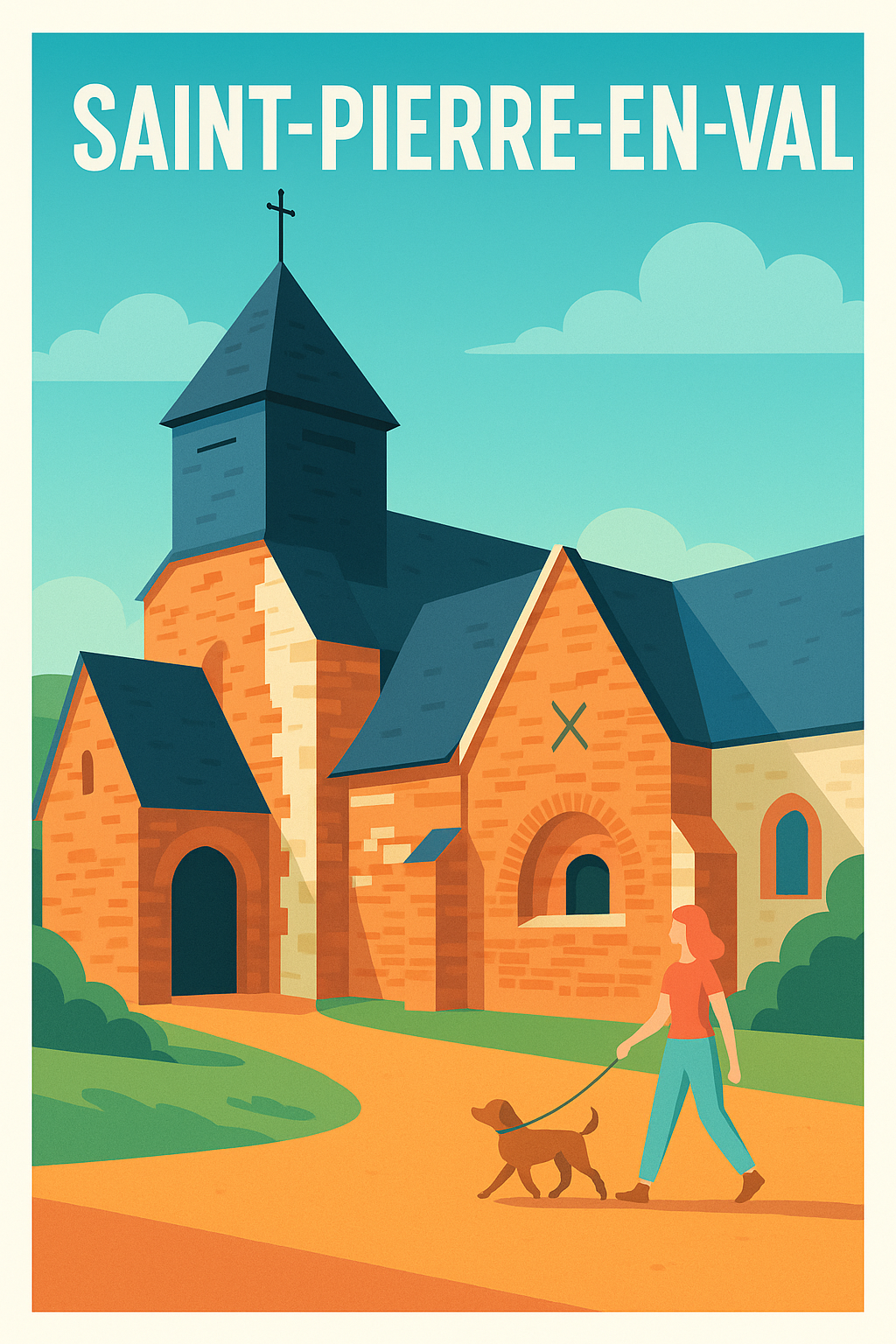Affiche de Saint-Pierre-en-Val - Charme et sérénité au cœur du village