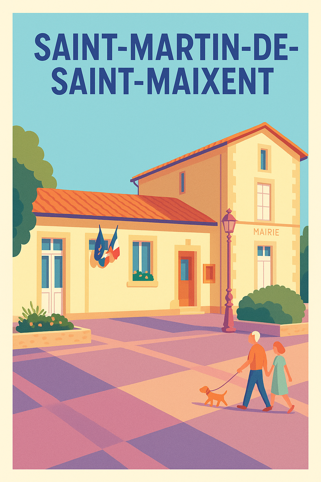 Affiche de Saint-Martin-de-Saint-Maixent - Charme et sérénité à la mairie